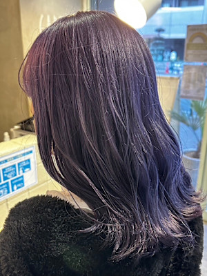 パープルアッシュカラー
