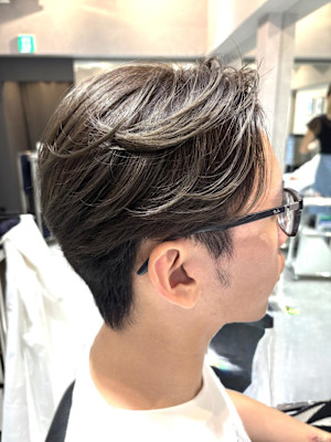 ツーブロックショート