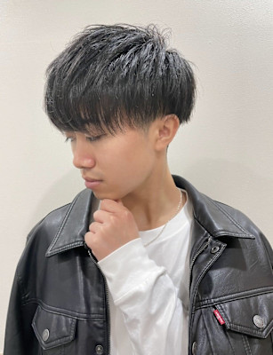 簡単セット！！ナチュラルショートマッシュ【新宿/理容室】