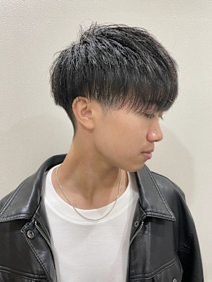 簡単セット！！ナチュラルショートマッシュ【新宿/理容室】