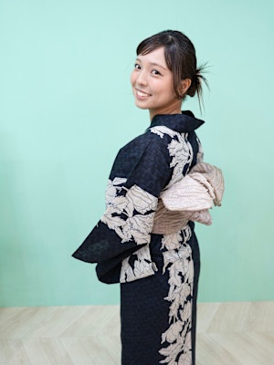 浴衣着付け　＆　カチモリ　ヘアセット