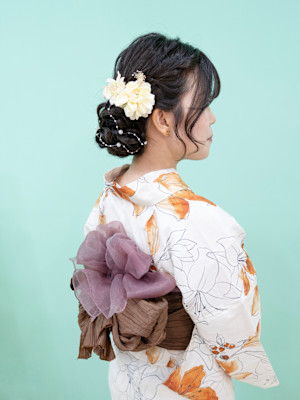 浴衣着付け　＆　ヘアセット