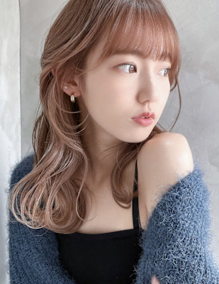 くびれレイヤーフルバング似合わせカット