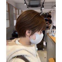 ショートスタイル【酸性ストレート/髪質改善/イルミナカラー】