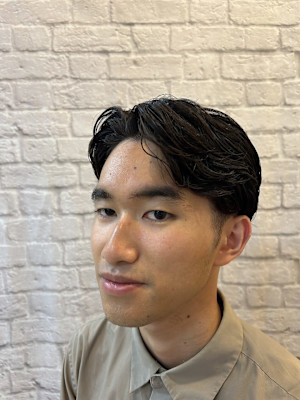 30代40代必見！センターパートニュアンスパーマで楽チンセッ