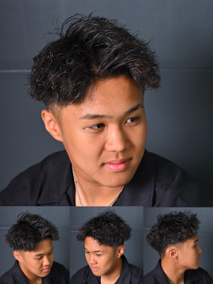 ツイストピンパーマ