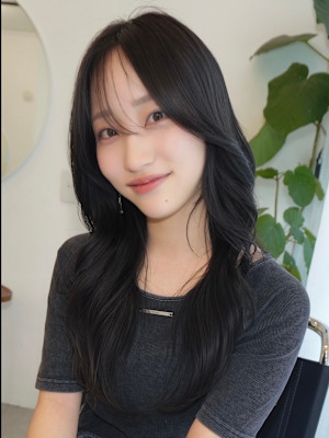 パーマ#パーマスタイル#コテ巻き風パーマ#レイヤーカット