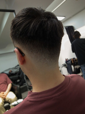 ナチュラルロースキンフェードクロップ/渋谷