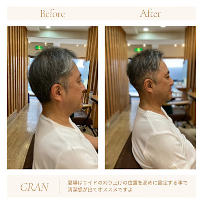 お客様髪質改善データ1886（メンズカット）