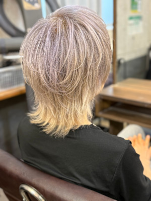 メンズカット、ダブルカラー