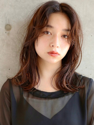 【ANDREY】ニュアンスパーマセミロング