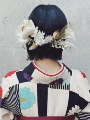 #成人式ヘアアレンジ　#前撮りヘアアレンジ