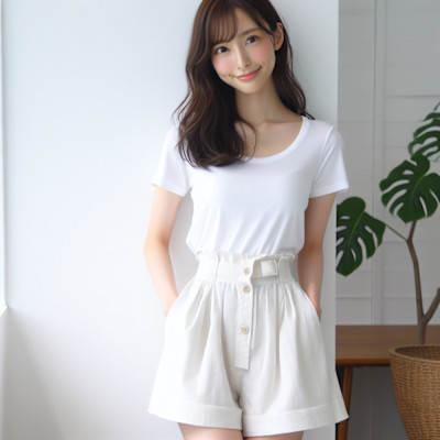 ★大人かわいい小顔フェザーバングショコラアッシュ20代30代