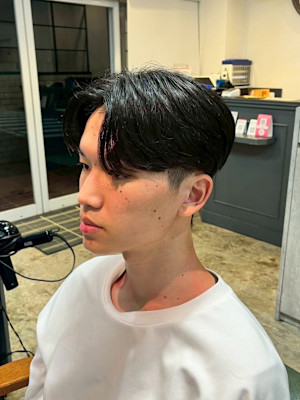 毛流れセンターパート　韓国センターパート　ニュアンスパーマ　