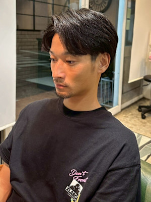 毛流れセンターパート　韓国センターパート　ニュアンスパーマ