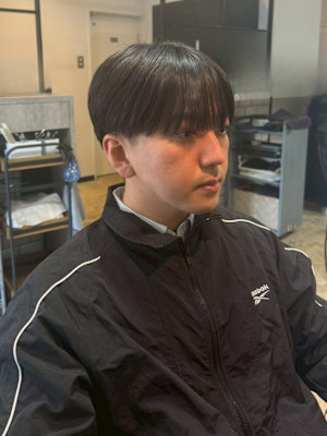 .シースルーマッシュ　韓国マッシュ　韓国メンズヘア　