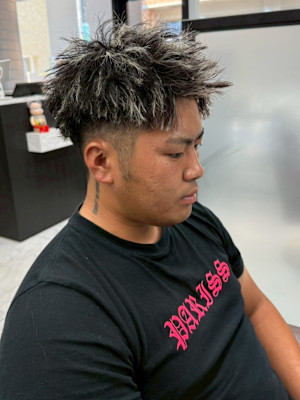 ツイストスパイラル　ホワイトメッシュ