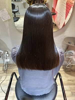 【Lolonois天満】艶髪髪質改善ストレート