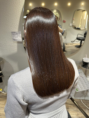 【Lolonois天満】艶髪髪質改善ストレート