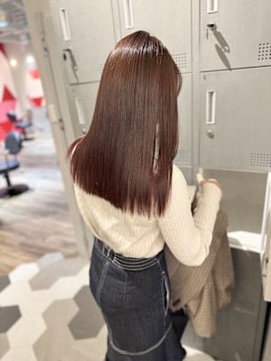 【Lolonois天満】髪質改善ボルドーカラー（釣本 竜哉）