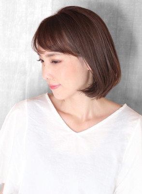 ショート・ボブ/丸顔/前髪あり/絶壁解消/30代/40代/5