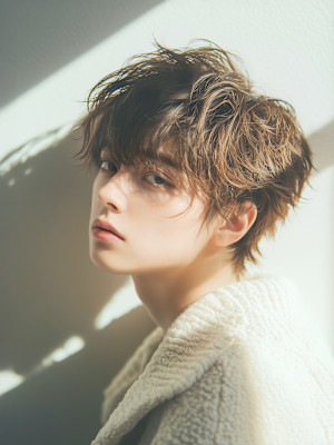 20代30代40代　ツヤ感こなれモードパーマ＃56