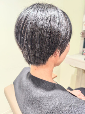 大人ナチュラル レイヤー ショート