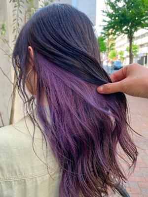 パープルインナーカラー