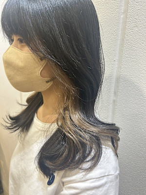 【Lolonois中津】ベージュインナーカラー