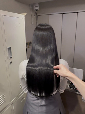 美髪縮毛矯正+カット+髪質改善トリートメント