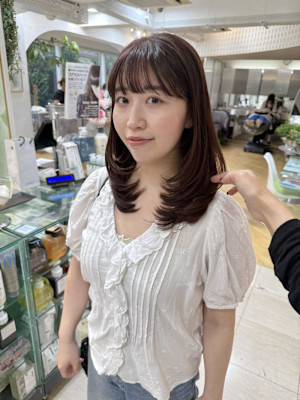 柔らかレイヤースタイル