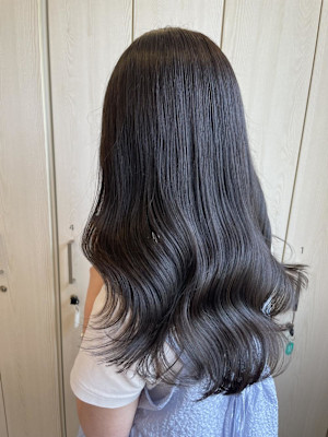 透明感カラー/ロングヘア/艶感ヘア