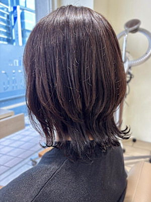 ウルフボブ/くびれ外ハネレイヤー