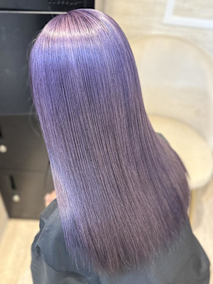 《鈴木茉奈》ブルーラベンダー/ケアブリーチ/艶髪