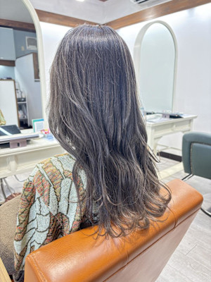 大人かわいい/暗めグレージュ