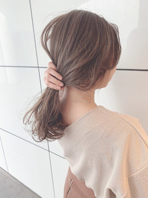 【Lolonois中津】ブリーチなしミルクティーベージュ