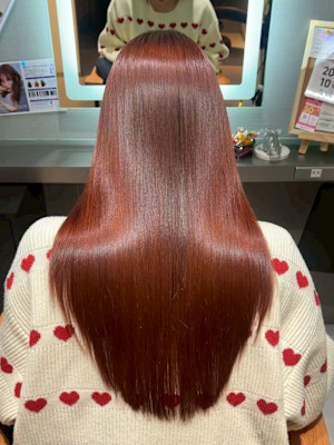 ライトブラウン/似合わせカット/髪質改善トリートメント