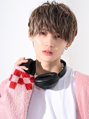 ミルクティーラウンドマッシュショート