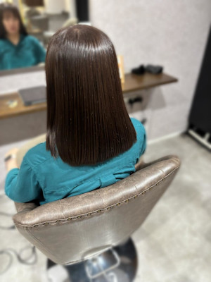 縮毛矯正×髪質改善