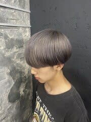 メンズマッシュシルバーカラー/アッシュカラー¥池袋