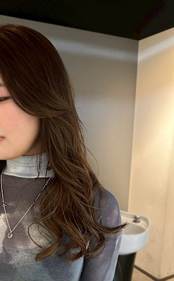 ブラウン/レイヤー/韓国風/札幌美容室/駅近