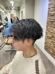 メンズパーマ／ツイストスパイラル／簡単スタイリング/池袋