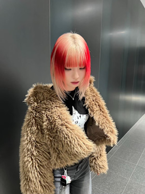 ルーツカラー　デザインカラー　ハイトーン　表参道/原宿