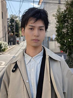 大人爽やか束感ショートマッシュ