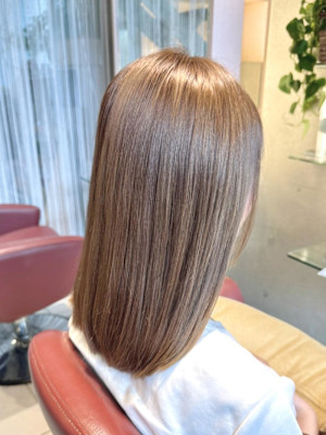 ブリーチなしほっこりベージュ