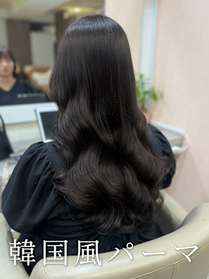 韓国風パーマ/コテ巻き風パーマ/デジタルパーマ/レイヤー