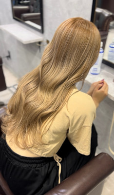 ダブルカラー×ミルクティー