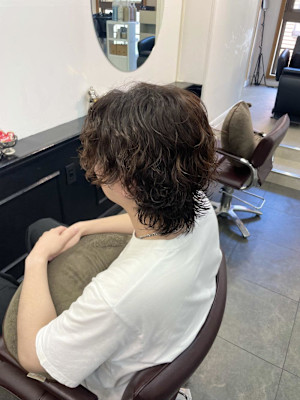 メンズパーマ/ウルフパーマ/フェザーパーマ