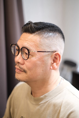 men's barber Amo×スタイル