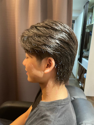 men's barber Amo×スタイル